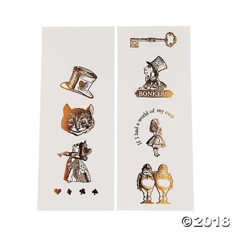 Truly Alice Gold Temporary Tattoos Discontinued Gold Temporary
