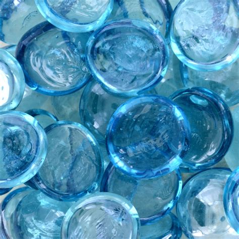 Vase Filler Small Marbles For Vases Blue Accent Gems Glass Pebbles
