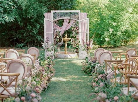 27 Beautiful Outdoor Wedding Ceremony Styling Ideas One Fab Day