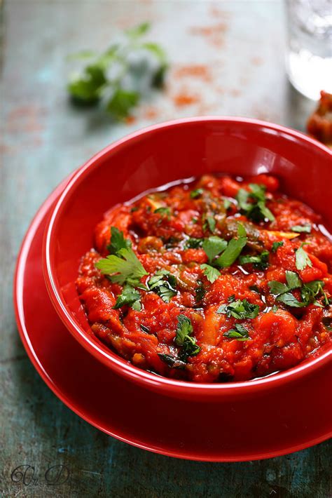 Taktouka Salade Marocaine De Poivrons Et De Tomates Un D Jeuner De