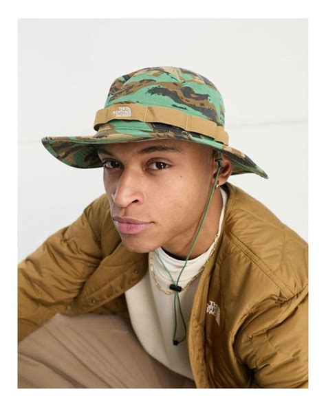 The North Face Class V Brimmer Bucket Hat In Green For Men Lyst