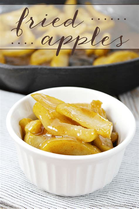 Apple butter spiced with cinnamon, cloves, allspice, and lemon. Fried Apples | Recipe (With images) | Fried apples ...