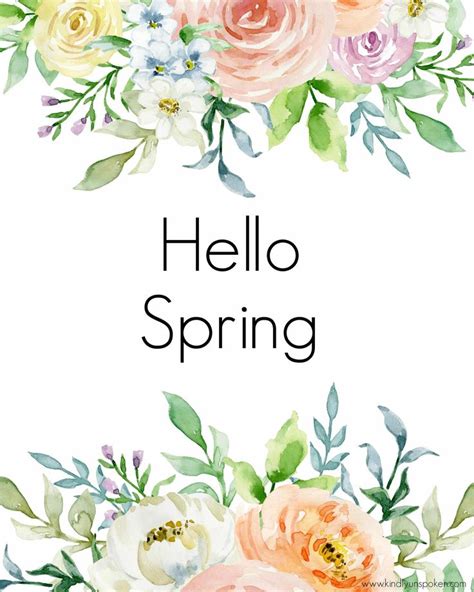 3 Free Spring Printables To Brighten Up Your Home Spring Printables