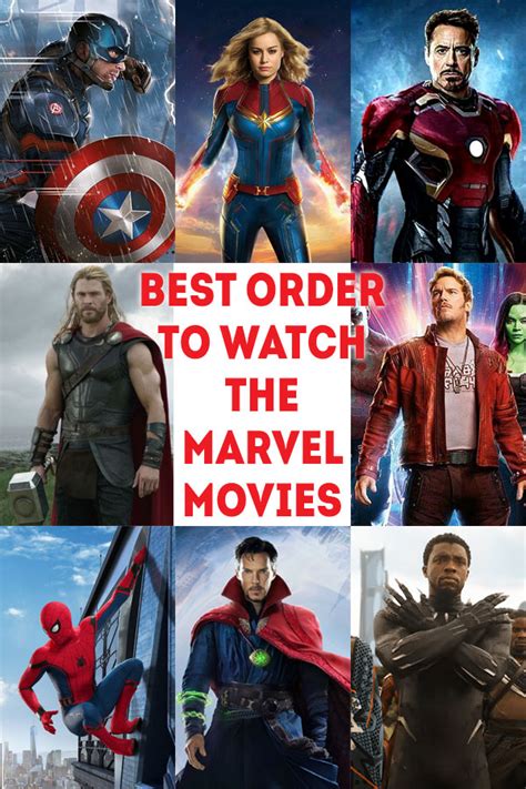 We also have some caveats thrown in about some timeline anomalies, and that's before the films even get to. Best Order to Watch the Marvel Movies Through 2019 | The ...