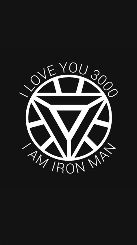 The phrase i love you 3000 becomes popular due to the movie avengers: Iron Man I Love You 3000 Arc Reactor iPhone Wallpaper ...