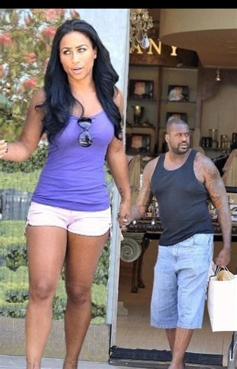a nice picture of shaq and his girlfriend funny