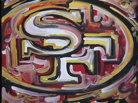 San Francisco 49ers Painting By Justin Patten Sports Art