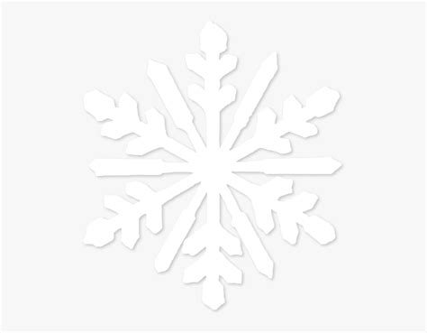 White Snowflake Png Transparent Free Transparent Clipart Clipartkey