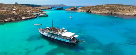 Comino The Blue Lagoon And Caves Cruise Visit Blue Lagoon Malta