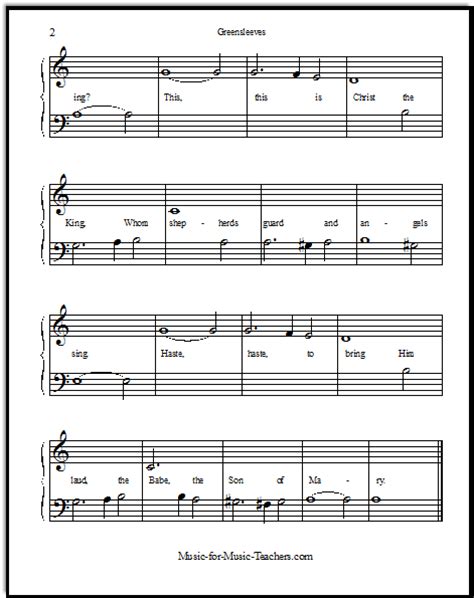 Print and download greensleeves easy sheet music by piano tutorial easy arranged for piano. Greensleeves Free Sheet Music for Piano! Easy But Beautiful