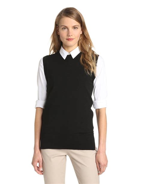 formal sweater vest | Sweater vest women, Sweater vest, Sleeveless sweater