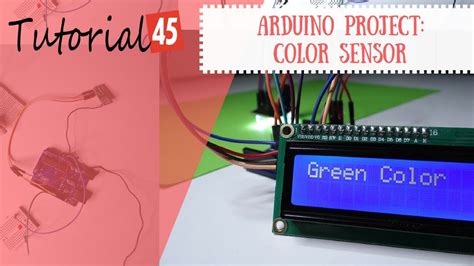 Arduino Color Sensor Project Youtube