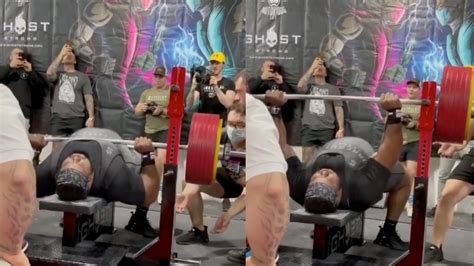 Julius Maddox Bench Presses 355 Kilograms Raw For New All Time World Record Barbend