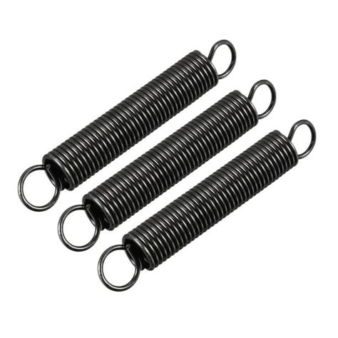 Wire Dia 12mm Od 10mm Length 65mm Metal Dual Hook Small Tension Spring