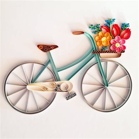 Bicycle Wall Art Bike Bicycle Bicycle With Flowers Etsy