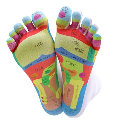 Acupressure Reflexology Socks Foot Massage Sock Relieve Tired Physiotherapy Socks With Massage