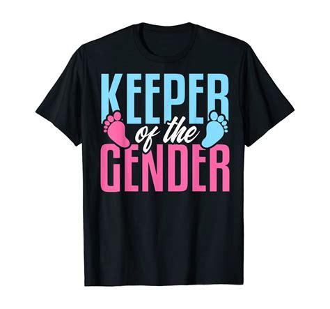 Gender Reveal Party Keeper Of The Gender T Shirt Clothing