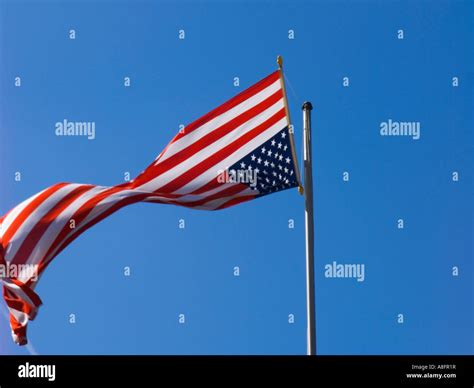 American National Flag Stock Photo Alamy