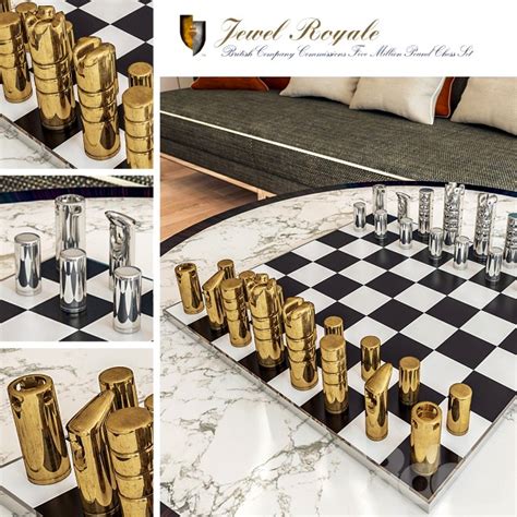Jewel Royale Chess Set 3d Model