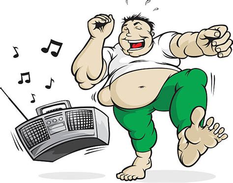 Fat Man Singing Illustrations Royalty Free Vector Graphics And Clip Art