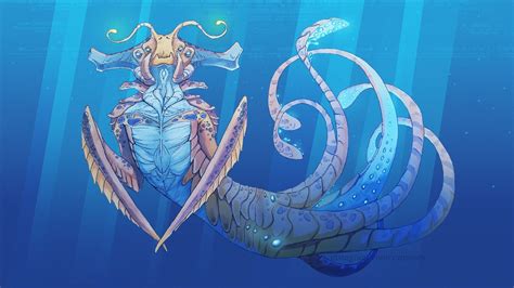 Subnautica Emperor Leviathan Concept Art
