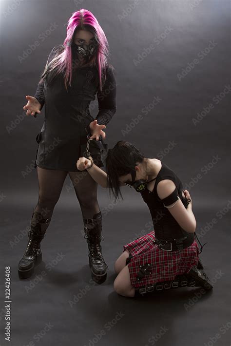 Handcuffed Mistress And Slave Stock Photo Adobe Stock