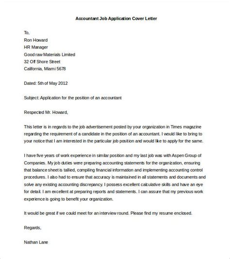 Free Cover Letter Examples For Accounting Jobs Unemploymentbenefits