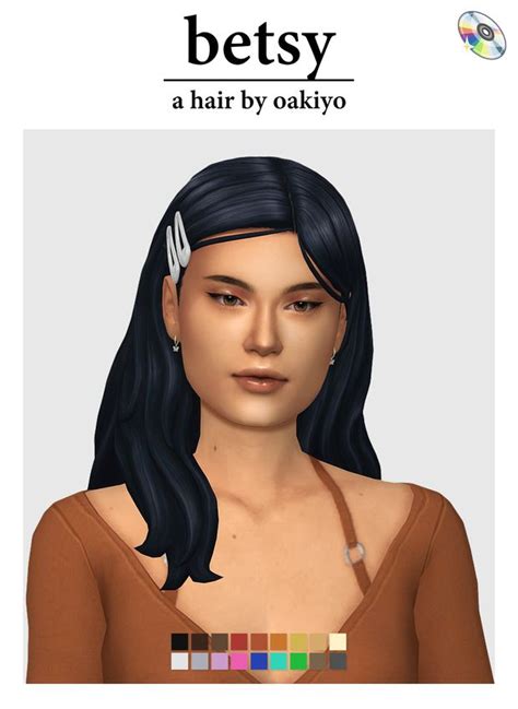 Betsy Hair Oakiyo On Patreon In 2021 Hair Sims 4 Betsy
