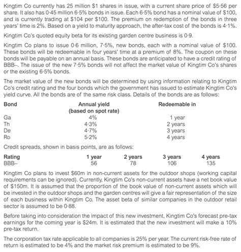 Acca Afm Past Papers Question 1 December 2020 Cbe Acowtancy Exam Centre