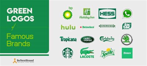 49 Famous Green Logos Of Popular Brands Benextbrandcom
