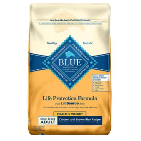 Offer a small amount of boiled white meat chicken without the skin and bones and white rice. Blue Buffalo Life Protection Formula Small Breed Healthy ...