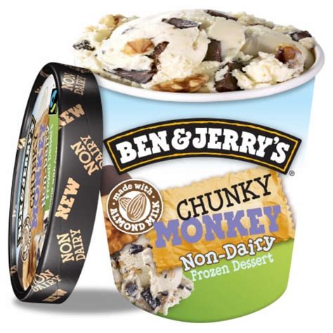 Ben And Jerrys Chunky Monkey Non Dairy Frozen Dessert 1 Pt Metro Market