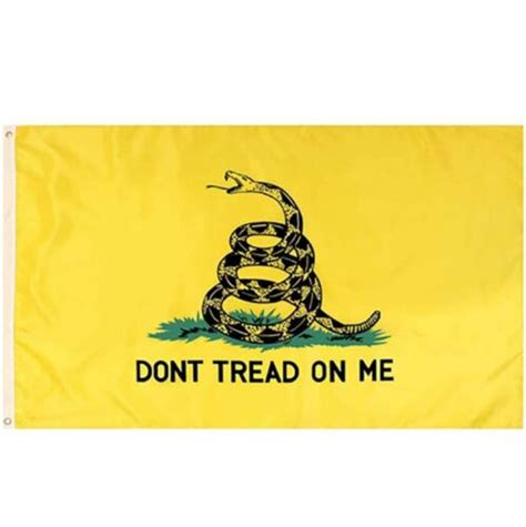 Dont Tread On Me 3x5ft Flag Banner Gadsden Tea Party Patriot