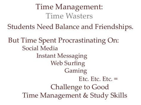 Time Management And Study Skills In A Unique Culture And Environment