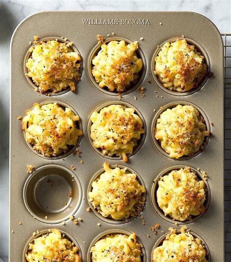 Don't miss these delicious mac and cheese muffins. For your next tailgate. 🏈 Bake these Mac and Cheese ...