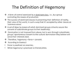Hegemony Definition Kid Version - MEANONGS