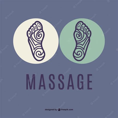 Free Vector Feet Massage Vector