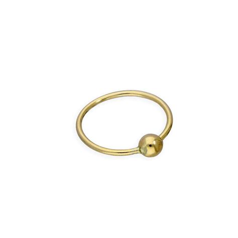 9ct Gold 8mm Bcr Hoop Nose Ring 24ga Shop Today Get It Tomorrow