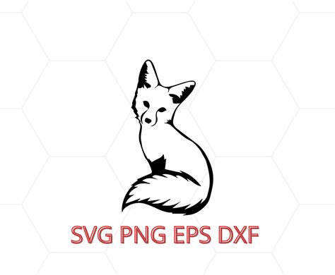 Fox Svg Instant Download Clipart Svg Png Eps Dxf Fox Etsy Canada