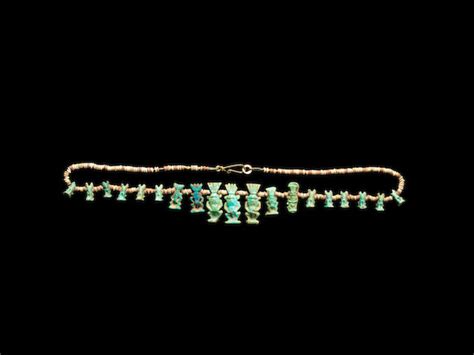 Bonhams An Egyptian Glazed Composition Bead Necklace