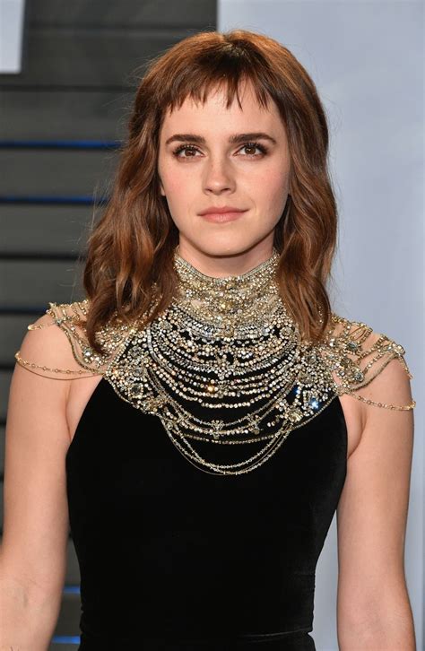 Red Carpet Dresses Emma Watson Vanity Fair Oscar Party 2018
