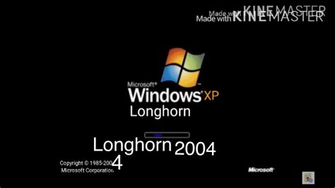 Windows Xp Longhorn Startup And Shutdown Sounds Youtube