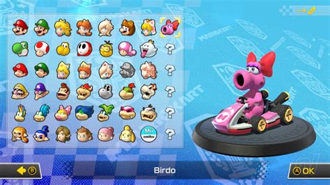 Mario Kart Deluxe S Character Menu Now Has Five Extra Spaces For