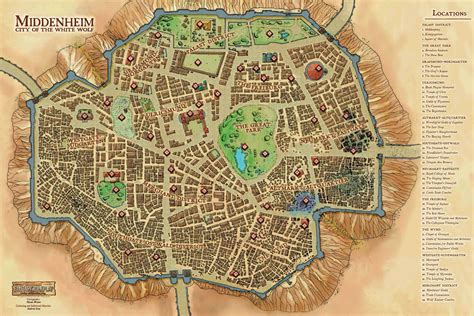 Lovely Map Of Warhammer Frps Middenheim 3000×2000 Fantasy City Map