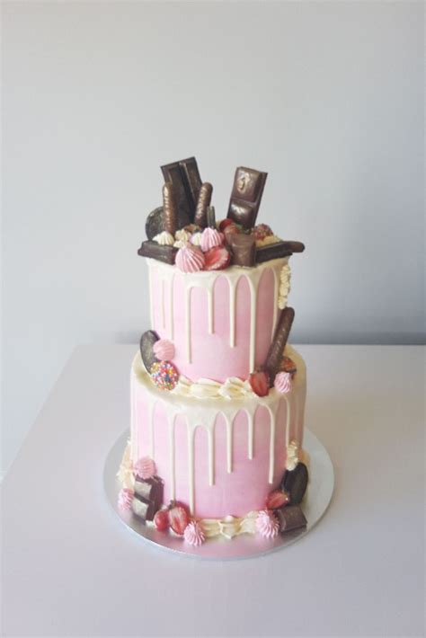 Two Tier Chocolate Overload Drip Cake For All The Chocolate Lovers Tasty And Tiered Cakes