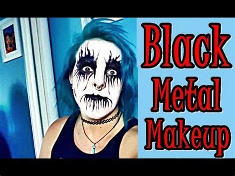 Maquillaje Black Metal Corpse Paint Youtube