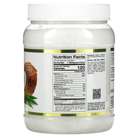 Buy Organic Coconut Oil Extra Virgin Unrefined Certified Usda Organic Cold Pressed Non Gmo
