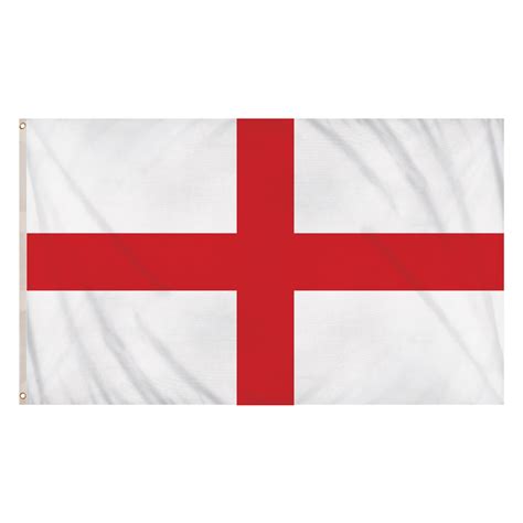 England St Georges Cross Flag 5ft X 3ft Polyester Double Stitched