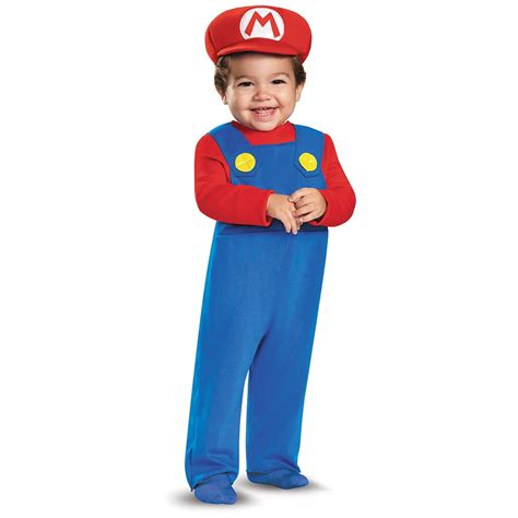 Disguise Nintendos Super Mario Brothers Toddler Deluxe Mario Halloween