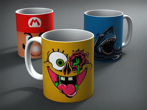 Mockup Taza Realista 1 Psd Mockup Taza Disenos De Unas Tazas